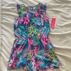 Lilly Pulitzer girls romper, size L (8-10), NWT